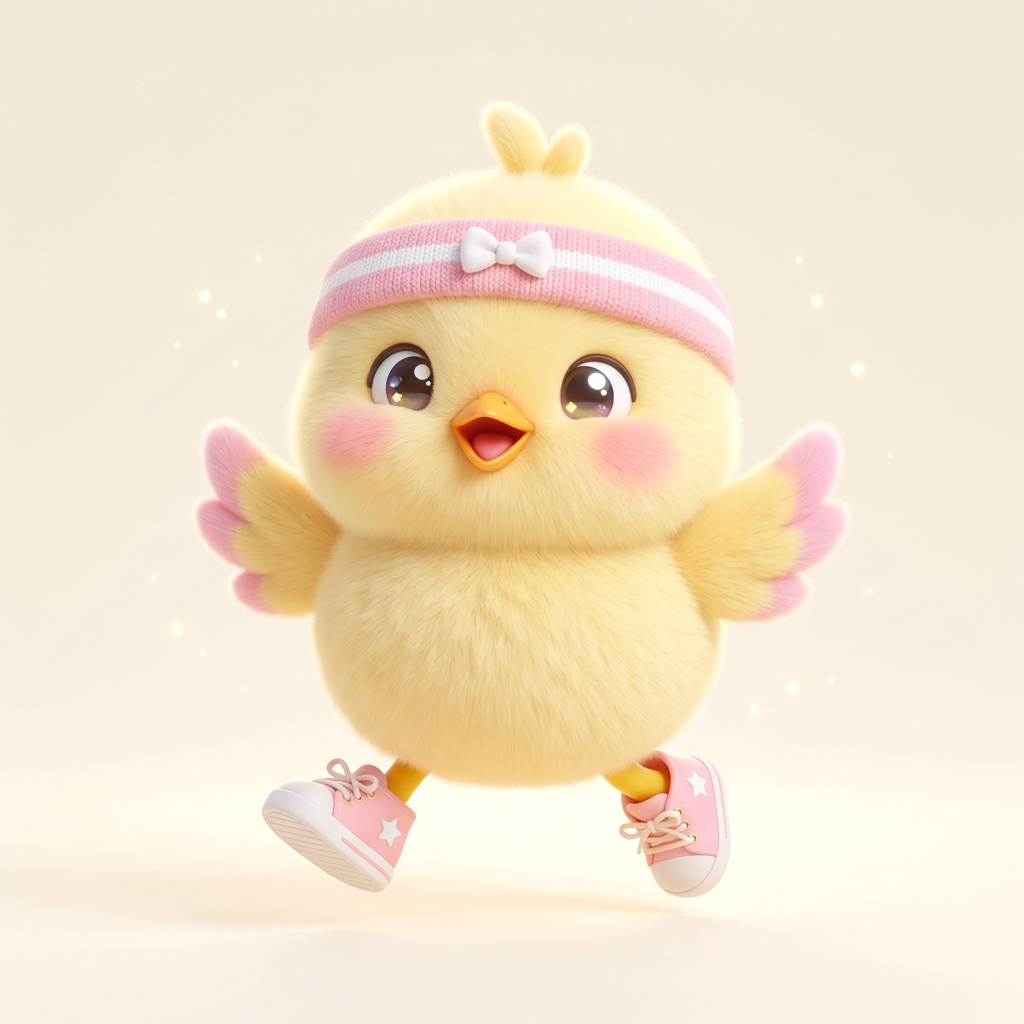 Aura Chick Mascot
